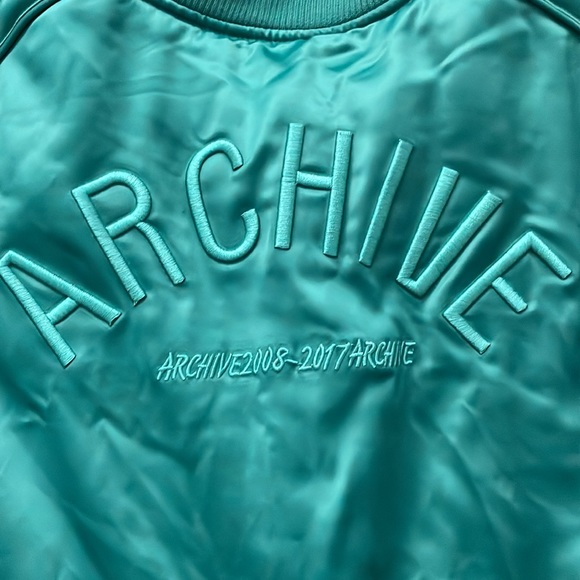 Green Bomber Archive Jacket - Picture 3 of 5